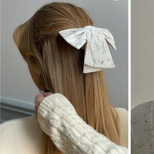 Djerf Avenue Go Slow Bow Scrunchie Holiday Bow